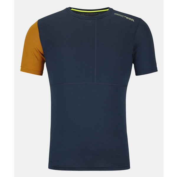 ORTOVOX 185 ROCK'N'WOOL SHORT SLEEVE M T-SHIRT IN 100% LANA MERINO - DISPONIBILE IN 2 COLORI