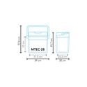 MESTIC MTEC-28 FRIGOBOX PORTATILE TERMOELETTRICO CON PRESA DA 12V/ 230V