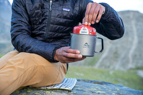MSR Titan™ Kettle 900ml Pentola ultraleggera e resistente in titanio