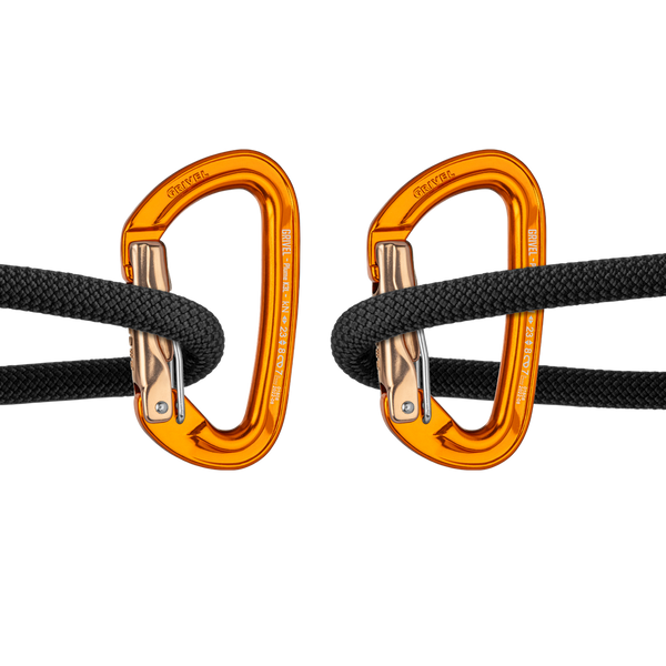 GRIVEL PLUME WIRE LOCK K3L Moschettone compatto e leggero con sistema Wire-Lock