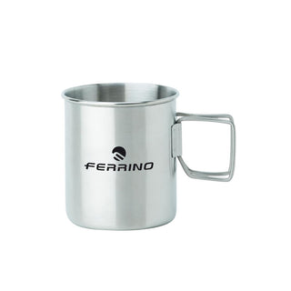 FERRINO CUP TAZZA IN ACCIAIO INOX CON MANICO PIEGHEVOLE