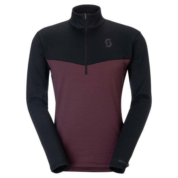 SCOTT DEFINED LIGHT UOMO SECONDO STRATO TRASPIRANTE A MEZZA ZIP - DISPONIBILE IN VARI COLORI