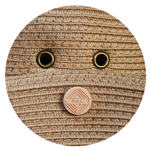 P.A.C. KRUGER BOONIE STRAW HAT BERRETTO DI PAGLIA FALDA LARGA