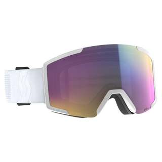 Compra mineral-white-lente-amp-teal-chrome-s2 SCOTT MASCHERA DA SCI GOGGLE SHIELD- DISPONIBILE IN VARI COLORI!