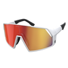 WHITE MATT / RED CROME