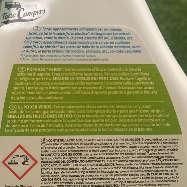 THETFORD NUOVO BATHROOM CLEANER DETERGENTE PER BAGNO,DOCCIA,PARTE ESTERNA DE WC E LAVABO