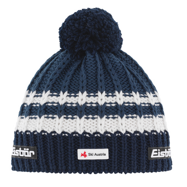 EISBAR KOVA POMPON MU SKA BERRETTO INVERNALE IN MISTO LANA MERINO - DISPONIBILE IN 2 COLORI