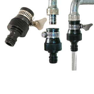 Haba connettore universale per rubinetto acqua regolabile da 6,3 mm. fino a 13,6 mm