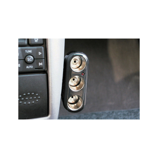 LAMPA TRIPLE SOCKET CABLE EXTENSION Presa corrente tripla con prolunga 12/24V