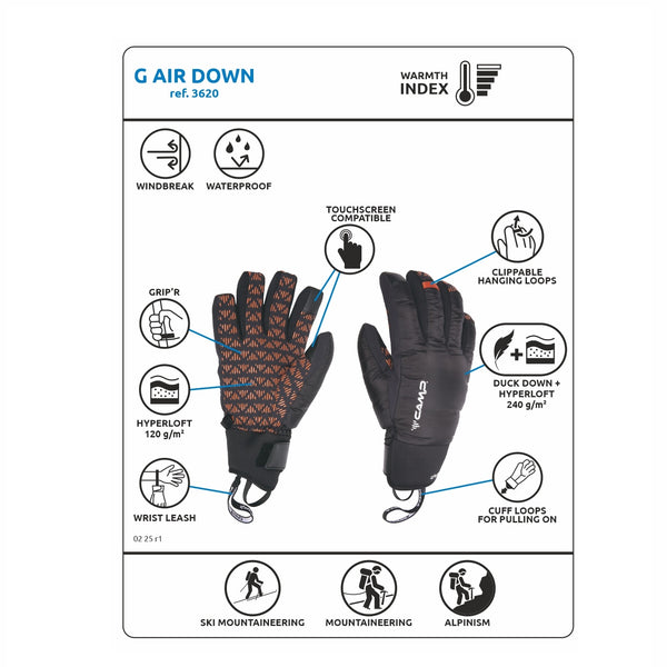 CAMP G AIR DOWN GUANTO UNISEX