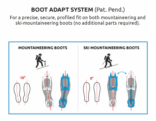 CAMP PEAK 12 STL RAMPONE 12 PUNTE SEMI-AUTOMATICO DA ALPINISMO