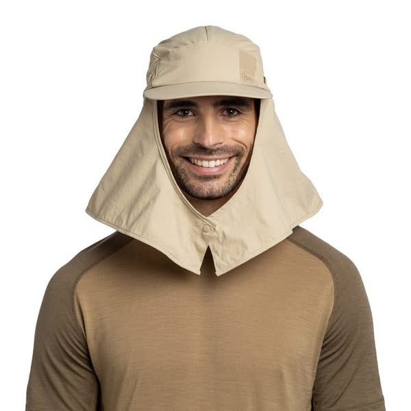 BUFF DESERT CAP SOLID BERRETTO MULTIFUNZIONE A PROTEZIONE COMPLETA DAI RAGGI UV