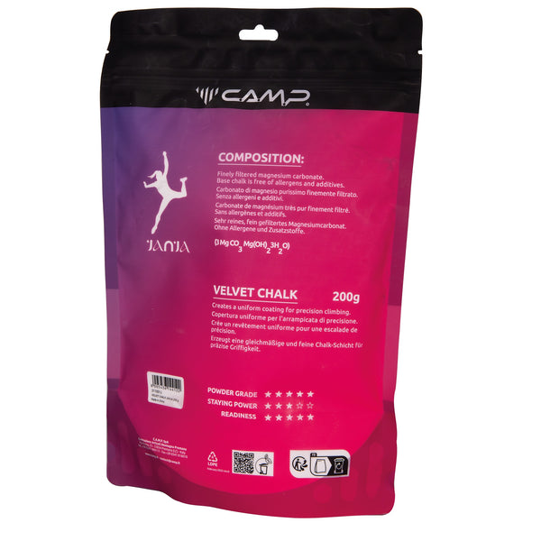 CAMP VELVET CHALK JANJA SACCHETTO MAGNESITE IN POLVERE SUPER FINE DA 200g