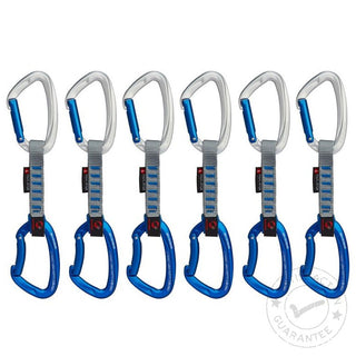 MAMMUT Crag Keylock 10 cm Indicator 6-Pack Quickdraws SET 6 RINVII DA 10cm