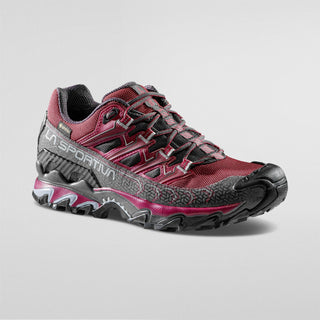 LA SPORTIVA ULTRA RAPTOR II GTX WOMAN SCARPA MOUNTAIN HIKING IMPERMEABILE Colore Black/Cherry Tomato