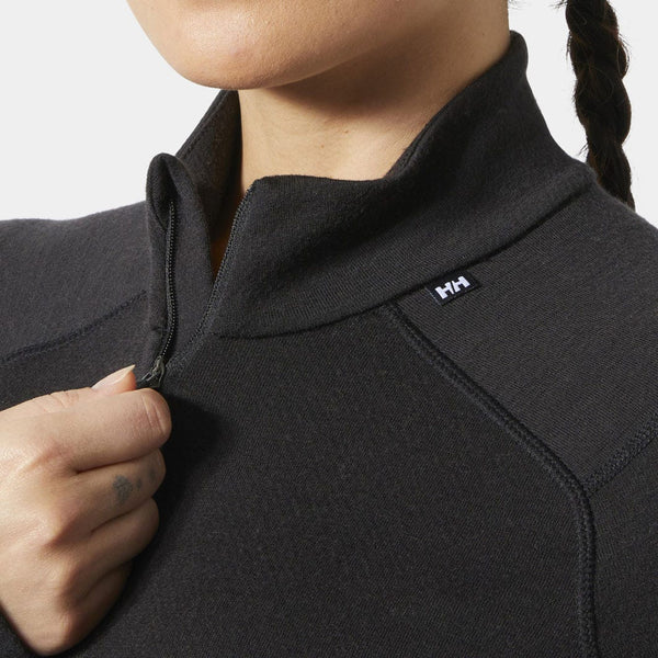 HELLY HANSEN LIFA MERINO MIDW 1/2 ZIP MAGLIA INTIMA DONNA CON ZIP