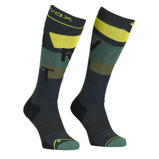 Compra black-steel ORTOVOX FREERIDE LONG SOCKS COZY M CALZETTONI TECNICI DA FREERIDE CALDI E PREFORMATI CON MERINO PER IL MASSIMO COMFORT - DISPONIBILE IN 3 COLORI