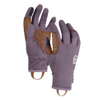 Compra wild-berry ORTOVOX FLEECE LIGHT GLOVE DONNA GUANTI CON PALMO IN PELLE DA SCIALPINISMO - DISPONIBILE IN 3 COLORI