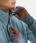 ORTOVOX FLEECE LIGHT GLOVE DONNA GUANTI CON PALMO IN PELLE DA SCIALPINISMO - DISPONIBILE IN 3 COLORI