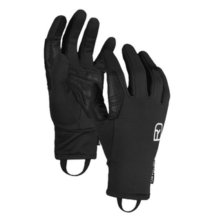 Compra black-raven ORTOVOX FLEECE LIGHT GLOVE GUANTO UOMO IN PILE LEGGERO MISTO LANA MERINO - DISPONIBILE IN VARI COLORI