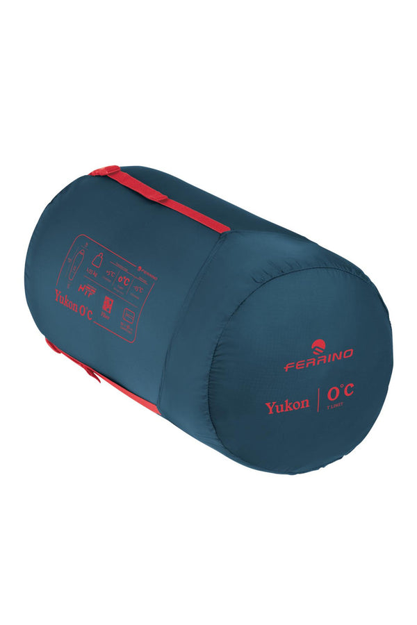 FERRINO YUKON SACCO A PELO A MUMMIA TEMPERATURA COMFORT +5°C