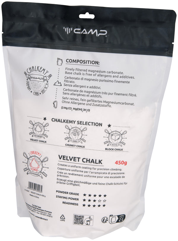 CAMP VELVET CHALK SACCHETTO MAGNESITE IN POLVERE SUPER FINE DA 450g