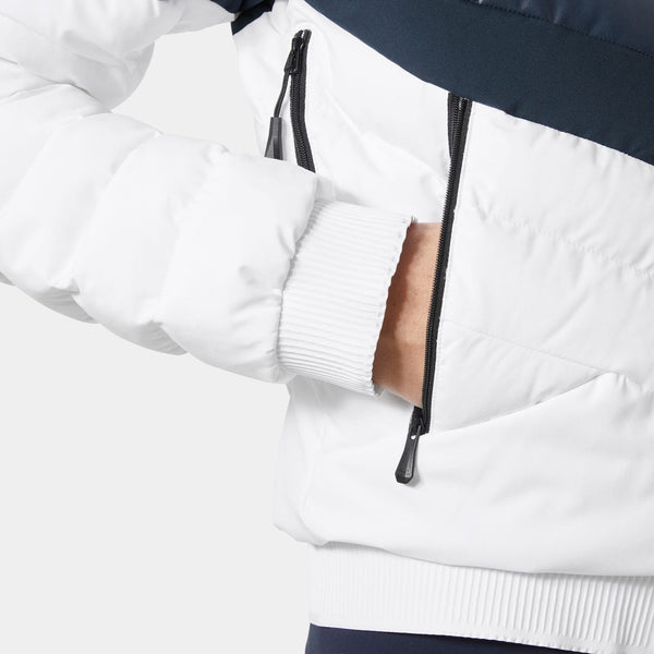 HELLY HANSEN IMPERIAL SHORT PUFFY JACKET DONNA GIACCA DA SCI CON TECNOLOGIA RECCO®