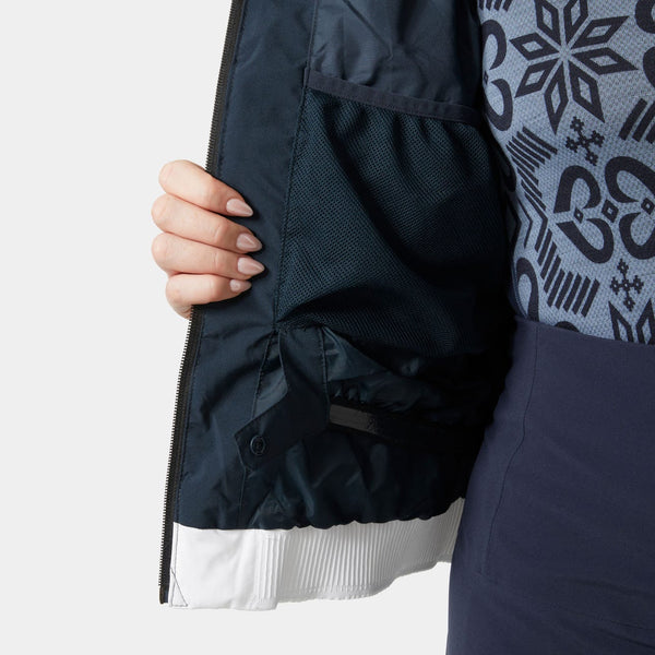 HELLY HANSEN IMPERIAL SHORT PUFFY JACKET DONNA GIACCA DA SCI CON TECNOLOGIA RECCO®