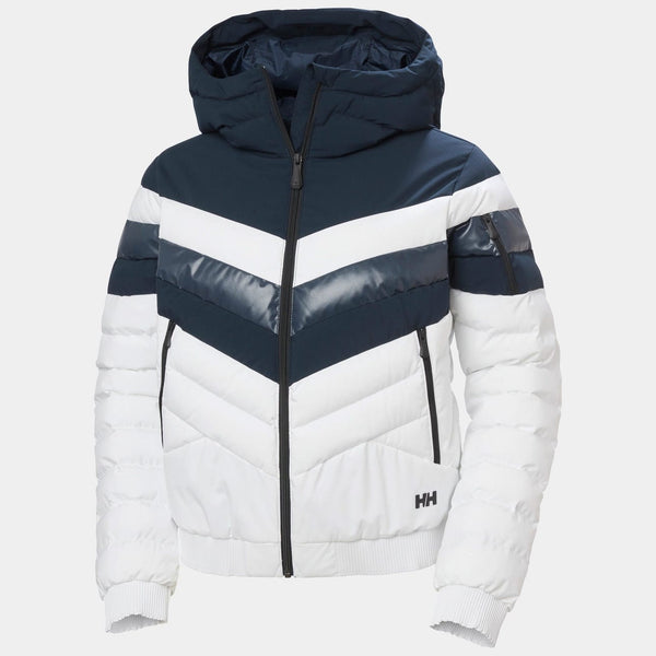 HELLY HANSEN IMPERIAL SHORT PUFFY JACKET DONNA GIACCA DA SCI CON TECNOLOGIA RECCO®