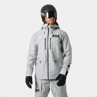 Compra grey-melange HELLY HANSEN GARIBALDI 2.0 INSULATED SKI JACKET UOMO - DISPONIBILE IN 2 COLORI