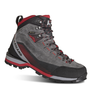 Compra grey-red KAYLAND GRAND TOUR GTX SCARPONE IMPERMEABILE UOMO IN SUOLA VIBRAM COMODI E LEGGERI PER TREKKING/ALPINISMO - DISPONIBILE IN 2 COLORI