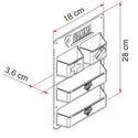 FIAMMA POCKET KASSETT PORTAOGGETTI A 4 TASCHE