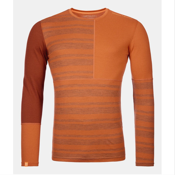 ORTOVOX 185 ROCK'N'WOOL LONG SLEEVE MAGLIA INTIMA UOMO IN 100% LANA MERINO - DISPONIBILE IN VARI COLORI!