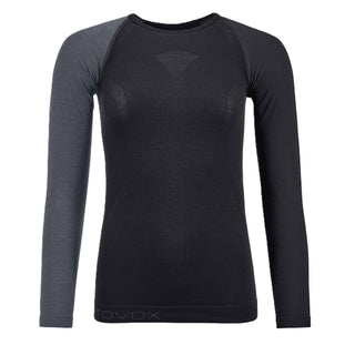 ORTOVOX 120 COMP LIGHT LONG SLEEVE PRIMO STRATO MANICHE LUNGHE DONNA IN LANA MERINO - DISPONIBILE IN 2 COLORI