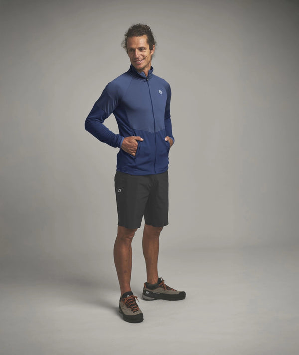 ORTOVOX FLEECE LIGHT GRID JACKET UOMO - DISPONIBILE IN 2 COLORI