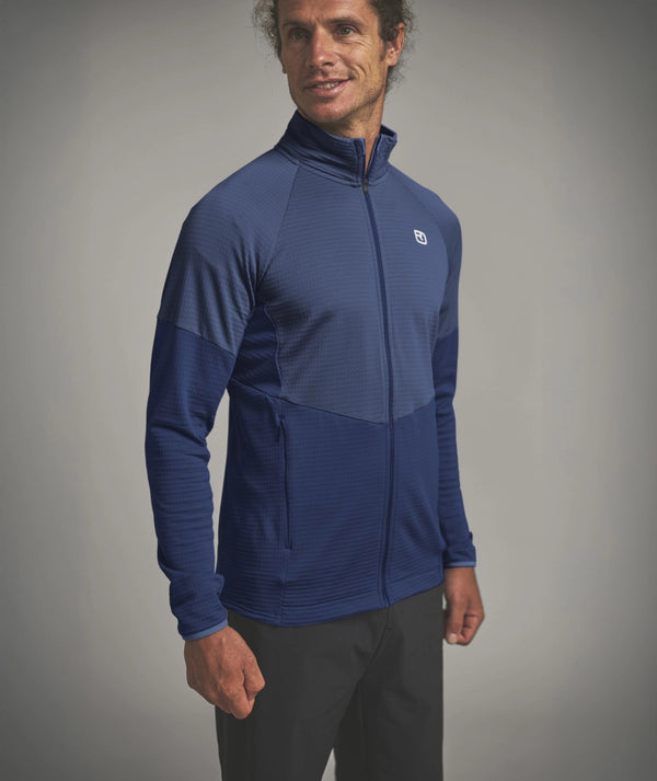 ORTOVOX FLEECE LIGHT GRID JACKET UOMO - DISPONIBILE IN 2 COLORI