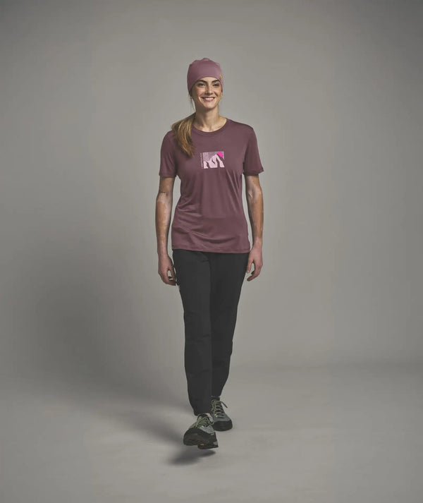 ORTOVOX 120 COOL TEC MTN SUN TS DONNA T-SHIRT LEGGERA IN LANA MERINO