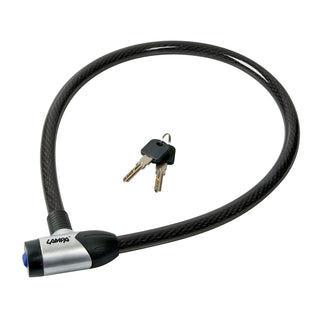 LAMPA CABLE CAVO ANTIFURTO IN ACCIAIO Ø 15 mm - 80 cm