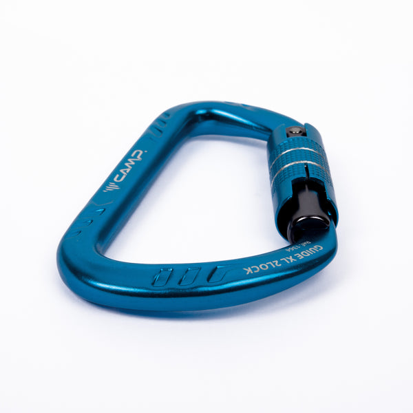 CAMP GUIDE XL 2LOCK Moschettone in lega d'alluminio con chiusura 2LOCK - DISPONIBILE IN 3 COLORI