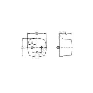 HELLA FANALE DI POSIZIONE A SBALZO