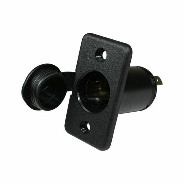 HABA PRESA 12V STANDARD Presa di corrente incorporata con coperchio 12 V
