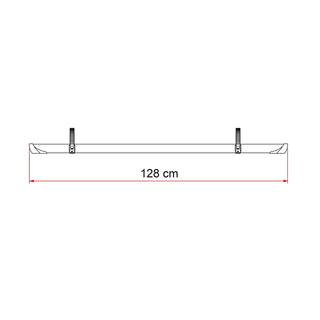 FIAMMA RAIL QUICK PRO 128 CANALINA PORTABICI - DISPONIBILE IN 2 COLORI