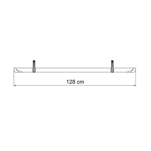 FIAMMA RAIL QUICK PRO 128 CANALINA PORTABICI - DISPONIBILE IN 2 COLORI