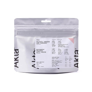AKTA POLENTA TARAGNA CON FORMAGGI - PASTO LIOFILIZZATO BIOLOGICO 550 kcal