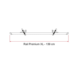 FIAMMA RAIL PREMIUM XL CANALINA PER PORTABICI 139cm