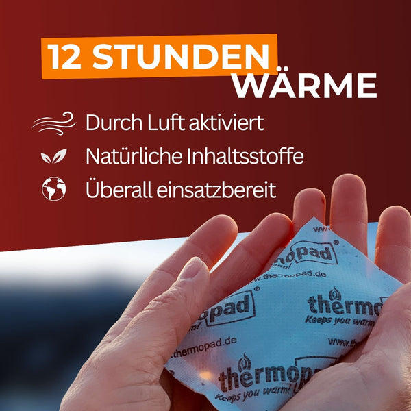 THERMOPAD HAND WARMER SCALDAMANI EFFICACI CON DURATA 12 ORE