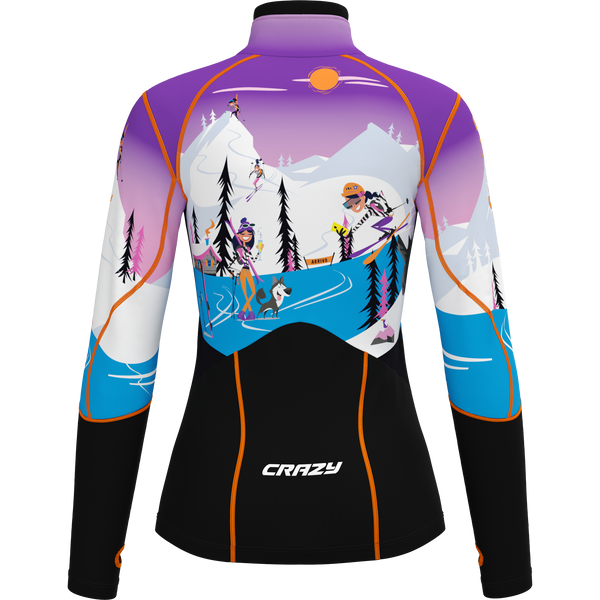 CRAZY PULL OXYGEN PRINTED MAGLIA SECONDO STRATO TECNICO TRASPIRANTE DA SKI TOURING - NUOVI ARRIVI WINTER 24/25