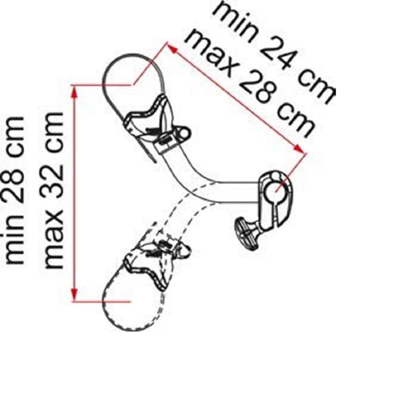 FIAMMA BIKE-BLOCK PRO S2 SISTEMA DI BLOCCAGGIO PER PORTABICI