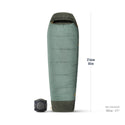 SEATOSUMMIT BOAB SACCO A PELO INVERNALE TEMPERATURA COMFORT 2 °C