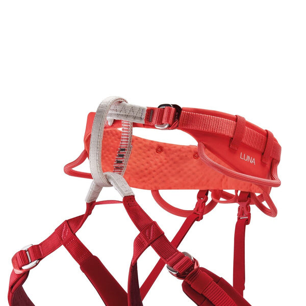 PETZL LUNA Imbracatura d’arrampicata da donna, confortevole e regolabile, per la pratica in falesia, su vie lunghe e trad. - NUOVO MODELLO 2025